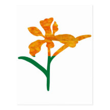 NIEDLICHE Blumen-Grafiken: SCHÖNHEIT in der Einfac Postkarten