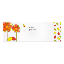 niedliche Blumengeschenkumbau-Geschäftskarte, Visitenkarten Vorlage