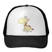 Niedliche Cartoon-Baby-Giraffen-Hemden Cap