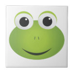 Niedliche Cartoon-Frosch-Fliese