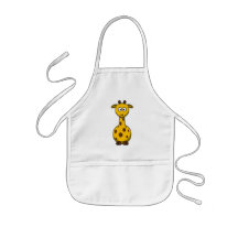 Niedliche Cartoon-Giraffe Clipart Schürzen