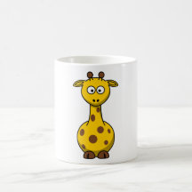 Niedliche Cartoon-Giraffe Tee Haferl