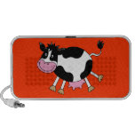 Niedliche Cartoonkuh Laptop Speaker