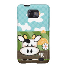 Niedliche Case-Mate Kuh-Samsungs-Galaxie-S Samsung Galaxy SII Case