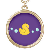 Niedliche Ducky Gummihalskette