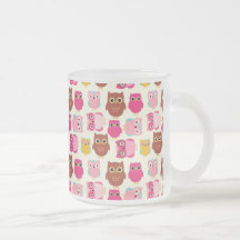Niedliche Eulen Kaffeehaferl