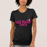 Niedliche Feld-Hockey-Küken-Entwürfe Shirts