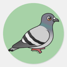 Niedliche Felsen-Taube Sticker