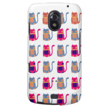 Niedliche fette Kitty-Katzen-rosa Melone-blaue ein Samsung Galaxy Nexus Hülle