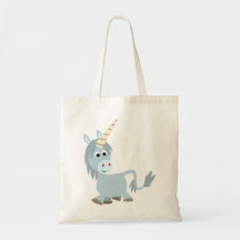 Niedliche freundliche Cartoonunicorn-Tasche