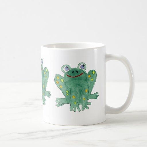 Niedliche Frosch-Becher u. Trinkbehälter Kaffeetassen