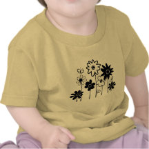 Niedliche Funky sortierte Blumen mit Schmetterling Hemd
