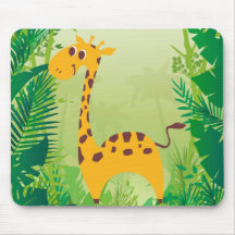 Niedliche Giraffe Mousepad