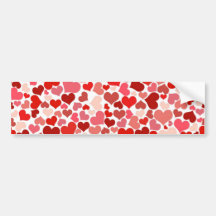 Niedliche Herzen Autosticker