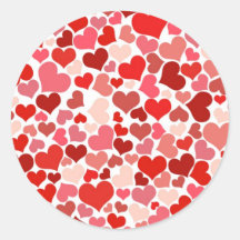 Niedliche Herzen Sticker