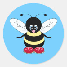 Niedliche Hummel-Aufkleber