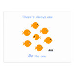 Niedliche Inspirational sammelbare Postkarte