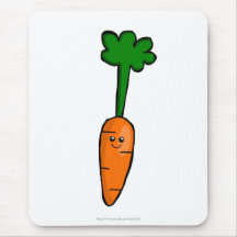 Niedliche Karotte Mousepads