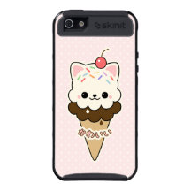 Niedliche Kitty-Eiscreme