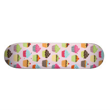 Niedliche kleine Kuchen Skateboard Brett