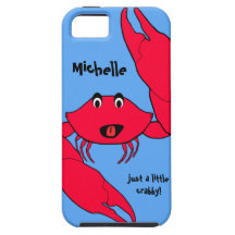 Niedliche Krabbe Crabby personalisierter iPhone Fa Etui Fürs iPhone 5