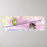 Niedliche Leinwand-lustiges Cartoon-Charakter Kawa