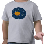 Niedliche Saturn-Kleinkind-T-Shirts
