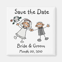 Niedliche Save the Date Magneten