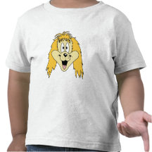 Niedliche Shaggy Hundekarikatur Tshirts