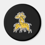 niedliche verflochtene Giraffen Kühlschrankmagnete