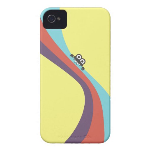 Niedliche Wanze beißt Süßigkeits-bunte Streifen iPhone 4 Cover