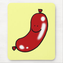 Niedliche Wurst Mousepads