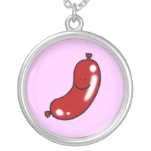 Niedliche Wurst Selbst Gestaltete Halskette