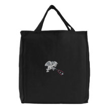 Niedlicher Amor mit Strahln-Gewehr-Tasche