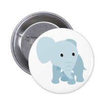 Niedlicher Baby-Elefant Buttons