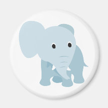 Niedlicher Baby-Elefant Kühlschrankmagnet