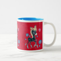 Niedlicher Baby-Esel Kaffeetassen