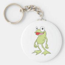 Niedlicher Baby-Frosch-lächelndes offenes Mund-Hem Schlüsselband