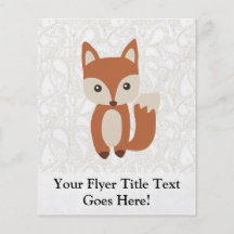 Niedlicher BabyFox Individuelle Flyer
