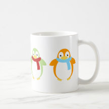 Niedlicher bunter Penguin Teetasse