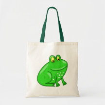 Niedlicher Cartoon-Frosch Tragetasche