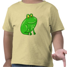 Niedlicher Cartoon-Frosch Tshirt