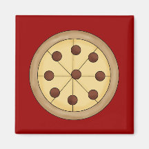 Niedlicher Cartoon-italienische Pizza-Torten-köstl Magnete