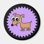 Niedlicher Chihuahua-Cartoon Kühlschrankmagnet