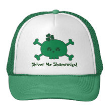 Niedlicher der Piraten-Schädel St.-Paddys zittern  Baseballmütze