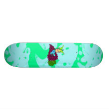 Niedlicher fetter Kobold Skateboard Bedrucktes Skateboard