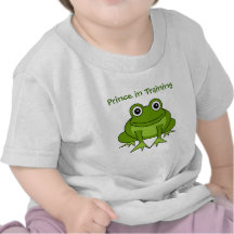 Niedlicher Frosch-Cartoon - Prinz im Training Tshirts