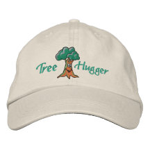 Niedlicher glücklicher Baum-Hut, Baum, Hugger Baseballkappe
