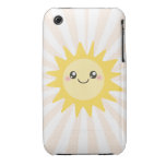 Niedlicher glücklicher Sun iPhone 3 Cover
