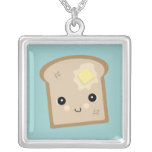 niedlicher kawaii Toast Selbst Gestaltete Halskette